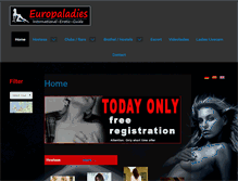 Tablet Screenshot of europaladies.com